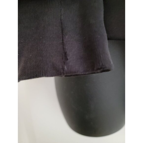 Juicy Couture Black Velour Zip-Up Hoodie w/ Gold Detail Women's XS - Made in USA - Picture 5 of 9